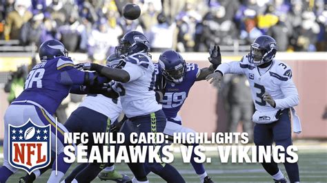 nfc wild card game 2016|2016 seattle vikings wild card.